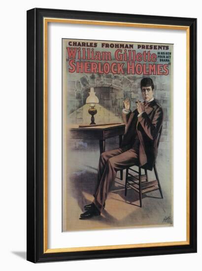 Sherlock Holmes-null-Framed Art Print