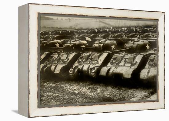 Sherman Tanks-null-Framed Stretched Canvas