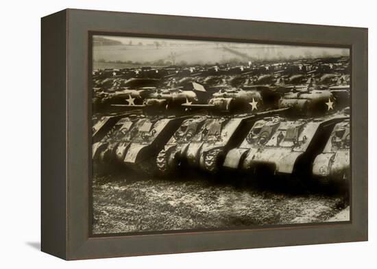 Sherman Tanks-null-Framed Stretched Canvas