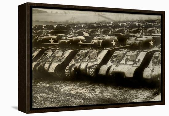 Sherman Tanks-null-Framed Stretched Canvas