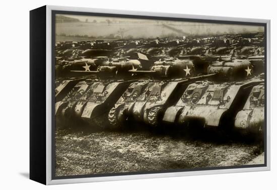 Sherman Tanks-null-Framed Stretched Canvas