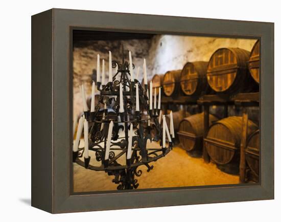 Sherry Casks, Bodegas Gonzalez Byass, Jerez De La Frontera, Spain-Walter Bibikow-Framed Premier Image Canvas