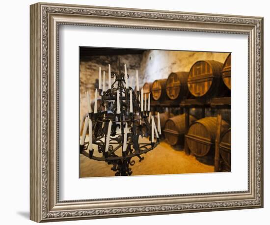 Sherry Casks, Bodegas Gonzalez Byass, Jerez De La Frontera, Spain-Walter Bibikow-Framed Photographic Print