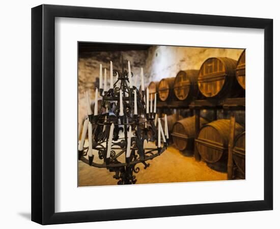 Sherry Casks, Bodegas Gonzalez Byass, Jerez De La Frontera, Spain-Walter Bibikow-Framed Photographic Print