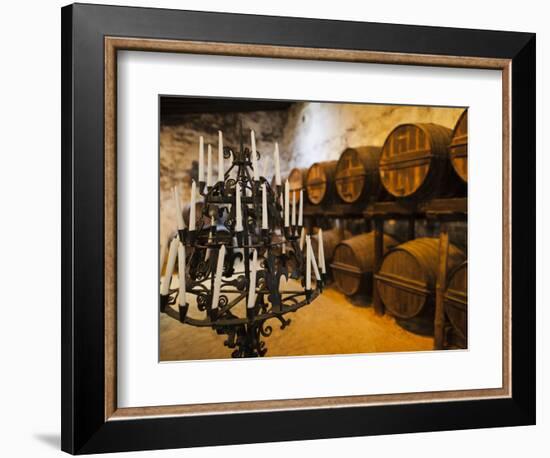 Sherry Casks, Bodegas Gonzalez Byass, Jerez De La Frontera, Spain-Walter Bibikow-Framed Photographic Print