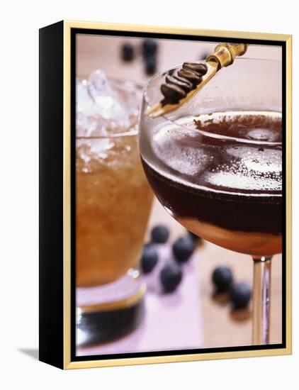 Sherry Drinks: El Deseo Del Cardenal and Cafe Del Flor-Barbara Bonisolli-Framed Premier Image Canvas