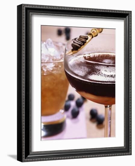 Sherry Drinks: El Deseo Del Cardenal and Cafe Del Flor-Barbara Bonisolli-Framed Photographic Print