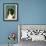 Shetland Sheepdog (Black & White)-John Golden-Framed Giclee Print displayed on a wall