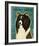 Shetland Sheepdog (Black & White)-John Golden-Framed Giclee Print