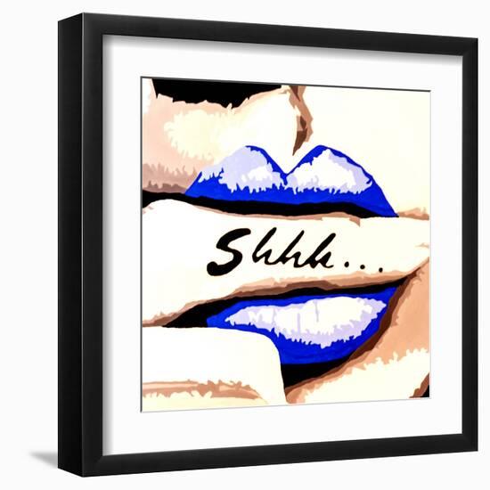 Shhh-Pop Art Queen-Framed Giclee Print