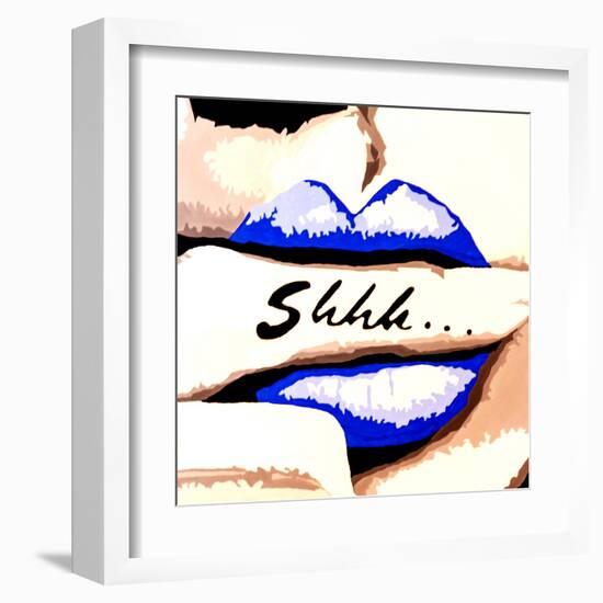 Shhh-Pop Art Queen-Framed Giclee Print