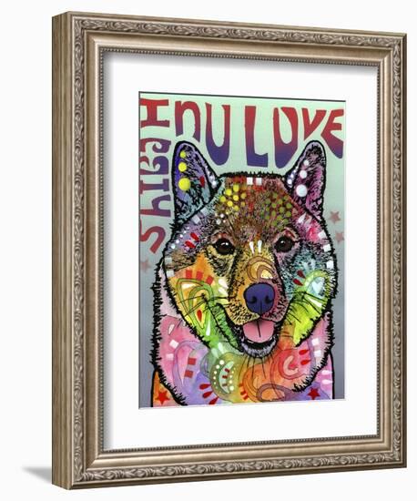 Shiba Inu Luv-Dean Russo-Framed Giclee Print