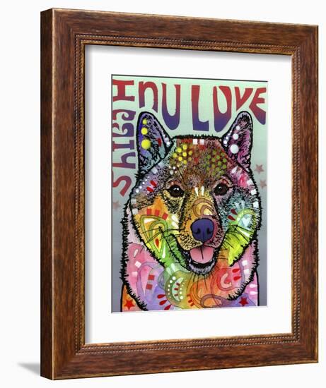 Shiba Inu Luv-Dean Russo-Framed Giclee Print