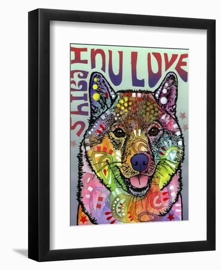 Shiba Inu Luv-Dean Russo-Framed Giclee Print