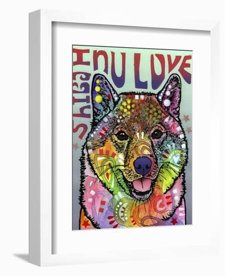 Shiba Inu Luv-Dean Russo-Framed Giclee Print