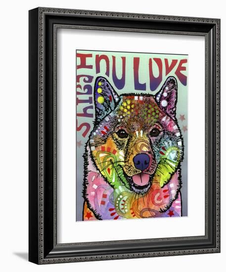 Shiba Inu Luv-Dean Russo-Framed Giclee Print