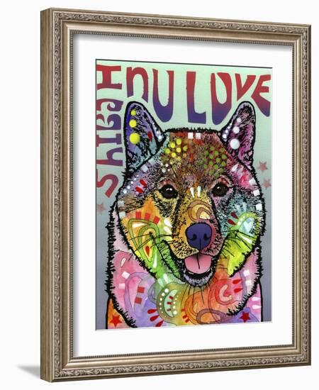 Shiba Inu Luv-Dean Russo-Framed Giclee Print