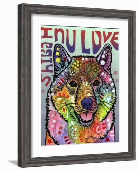 Shiba Inu Luv-Dean Russo-Framed Giclee Print