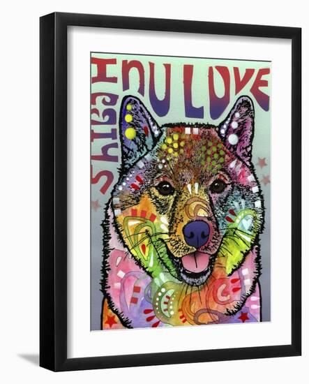 Shiba Inu Luv-Dean Russo-Framed Giclee Print