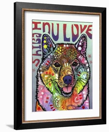 Shiba Inu Luv-Dean Russo-Framed Giclee Print