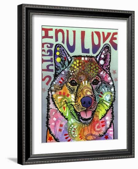 Shiba Inu Luv-Dean Russo-Framed Giclee Print