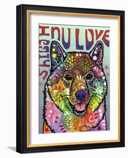 Shiba Inu Luv-Dean Russo-Framed Giclee Print