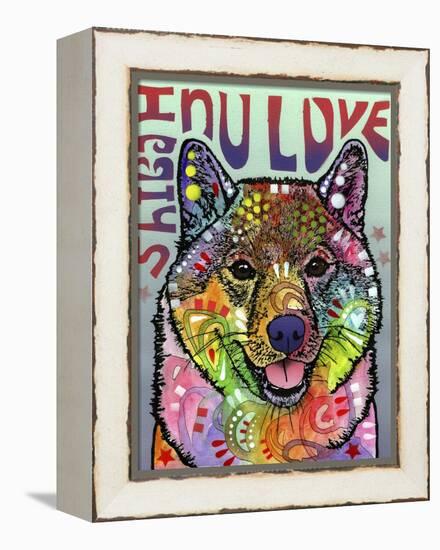 Shiba Inu Luv-Dean Russo-Framed Premier Image Canvas