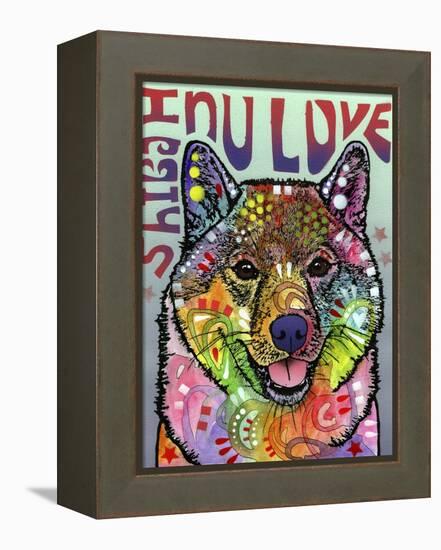 Shiba Inu Luv-Dean Russo-Framed Premier Image Canvas