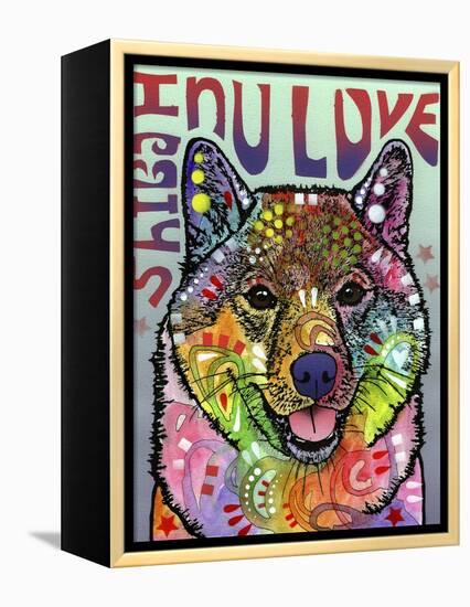 Shiba Inu Luv-Dean Russo-Framed Premier Image Canvas