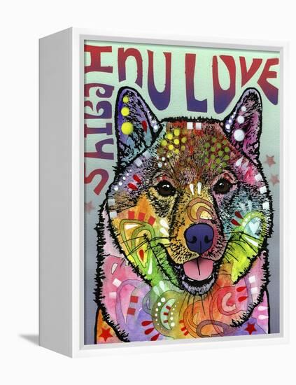 Shiba Inu Luv-Dean Russo-Framed Premier Image Canvas