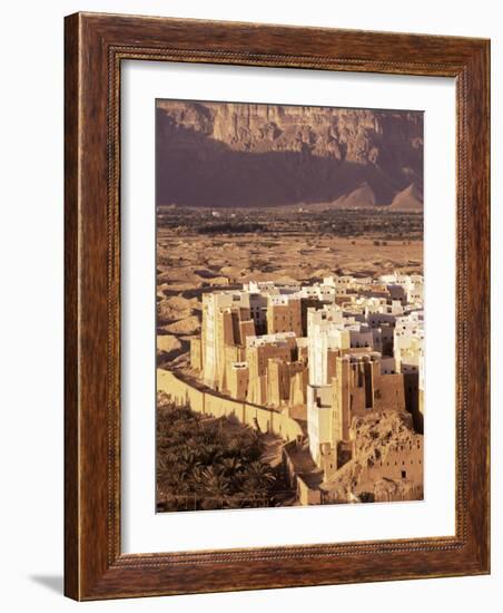 Shibam, Unesco World Heritage Site, Hadramaut, Republic of Yemen, Middle East-Sergio Pitamitz-Framed Photographic Print