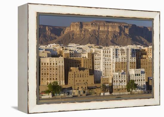 Shibam, Wadi Hadhramawt, Yemen-Peter Adams-Framed Premier Image Canvas