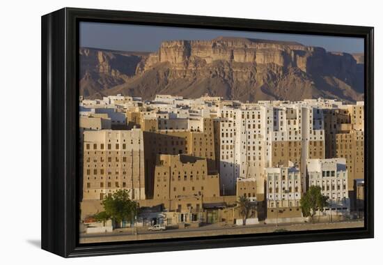 Shibam, Wadi Hadhramawt, Yemen-Peter Adams-Framed Premier Image Canvas