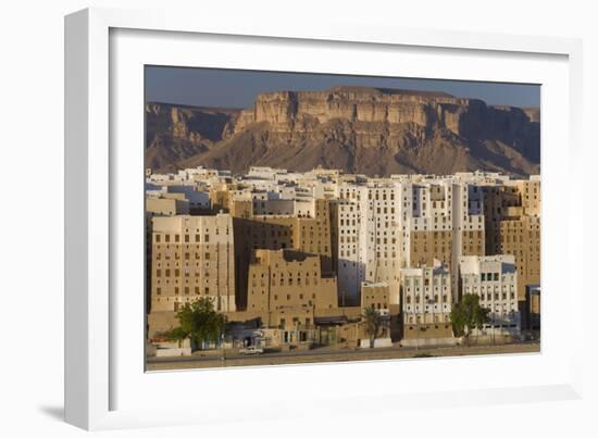 Shibam, Wadi Hadhramawt, Yemen-Peter Adams-Framed Photographic Print