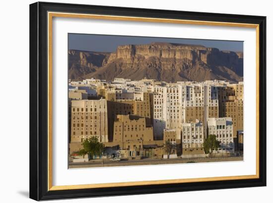 Shibam, Wadi Hadhramawt, Yemen-Peter Adams-Framed Photographic Print