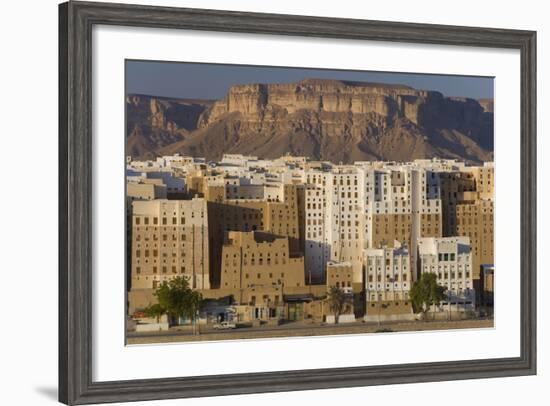 Shibam, Wadi Hadhramawt, Yemen-Peter Adams-Framed Photographic Print