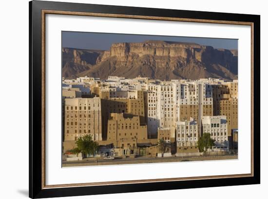 Shibam, Wadi Hadhramawt, Yemen-Peter Adams-Framed Photographic Print