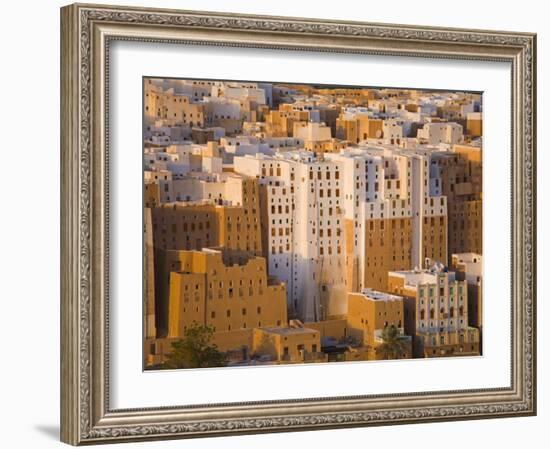 Shibam, Wadi Hadramaut, Seiyun District, Yemen-Michele Falzone-Framed Photographic Print