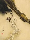 Crows in Flight at Sunrise, 1888-Shibata Zeshin-Giclee Print