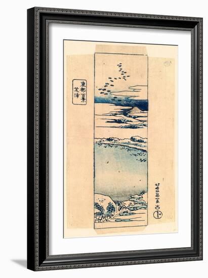 Shibaura-Katsushika Hokusai-Framed Giclee Print