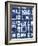 Shibori Box Pattern I-Elizabeth Medley-Framed Art Print