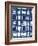 Shibori Box Pattern II-Elizabeth Medley-Framed Art Print