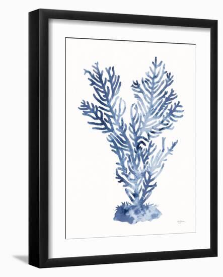 Shibori Coral I-Mary Urban-Framed Art Print