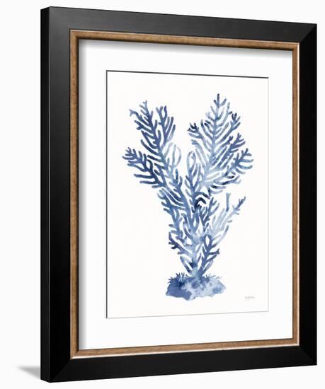 Shibori Coral I-Mary Urban-Framed Art Print