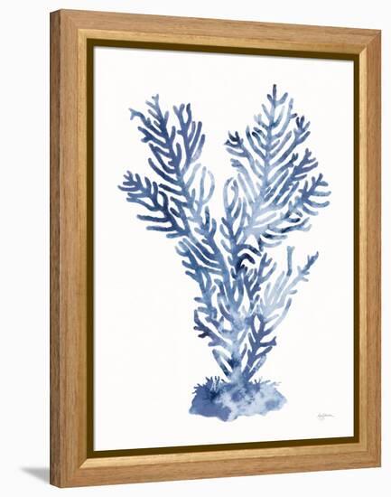 Shibori Coral I-Mary Urban-Framed Stretched Canvas