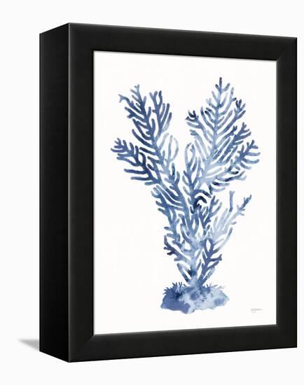 Shibori Coral I-Mary Urban-Framed Stretched Canvas