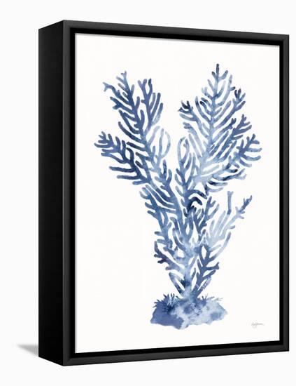 Shibori Coral I-Mary Urban-Framed Stretched Canvas