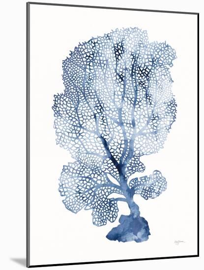 Shibori Coral II-Mary Urban-Mounted Art Print