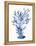 Shibori Coral III-Mary Urban-Framed Stretched Canvas