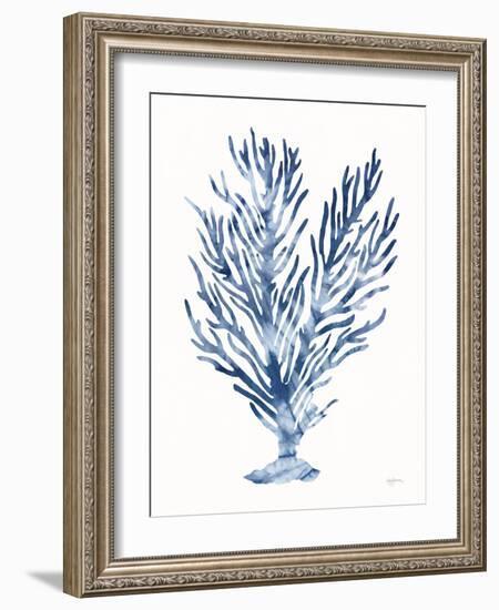 Shibori Coral IV-Mary Urban-Framed Art Print